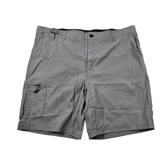 Realtree XL 40-42 grey cargo zip pocket quick dry performance cinch belt waist - Picture 1 of 6